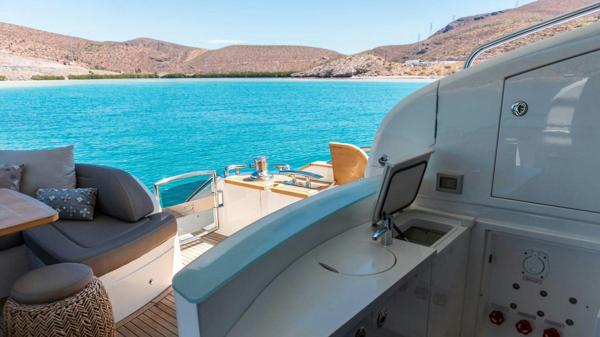 a boat on the water aboard SATORI Yacht for Sale
