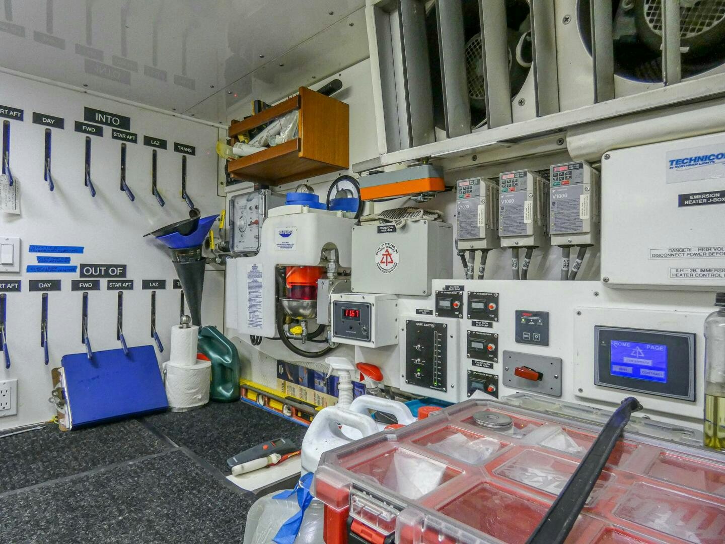 a room with medical equipment aboard IIWII Yacht for Sale