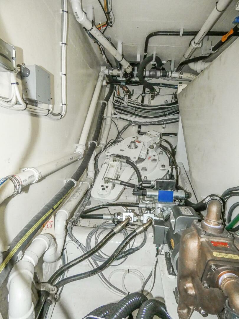 a close-up of a machine aboard IIWII Yacht for Sale