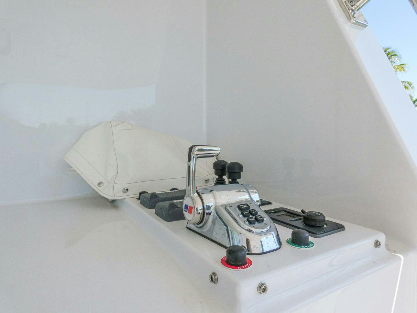 a white sewing machine aboard IIWII Yacht for Sale