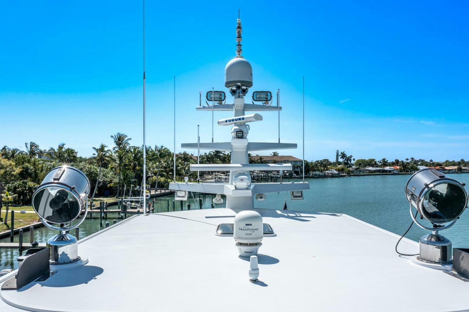 a space shuttle on a launch pad aboard IIWII Yacht for Sale