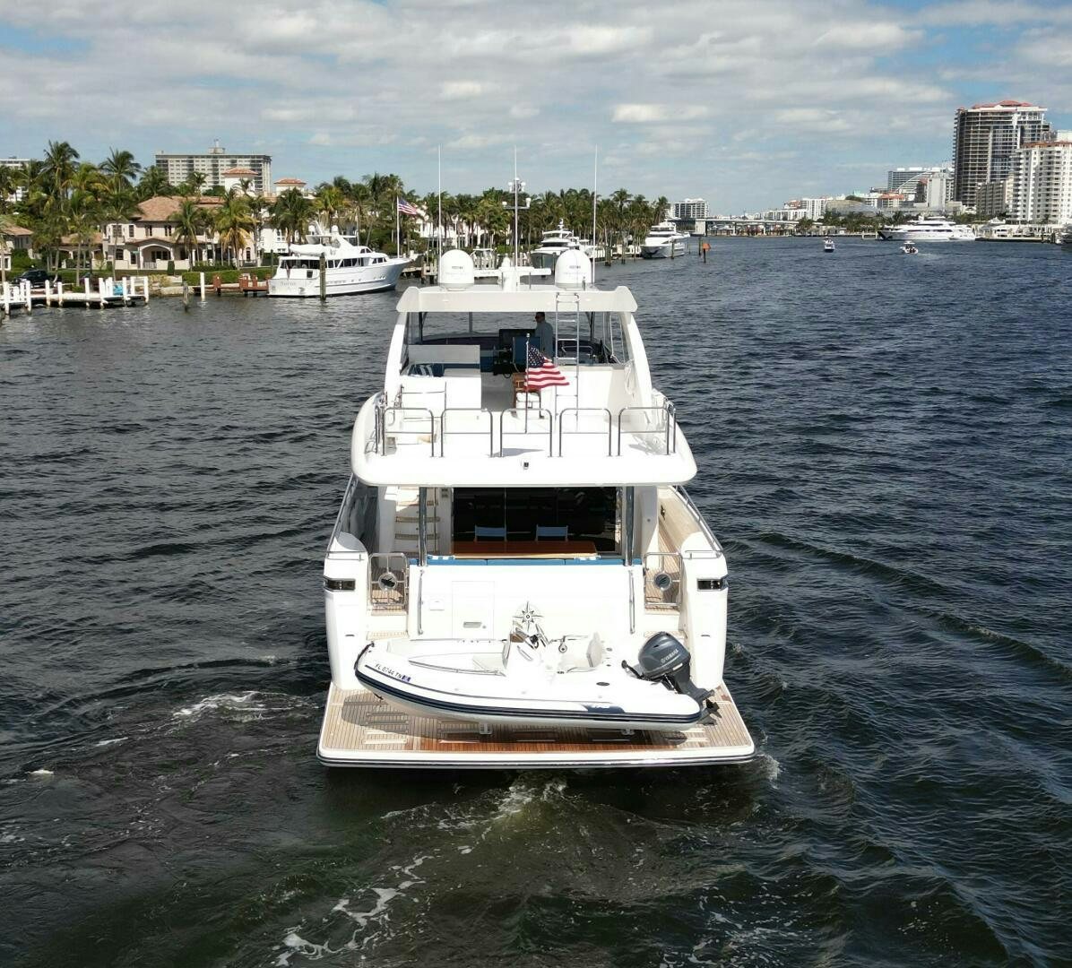 a boat in the water aboard DEESCOVERY Yacht for Sale