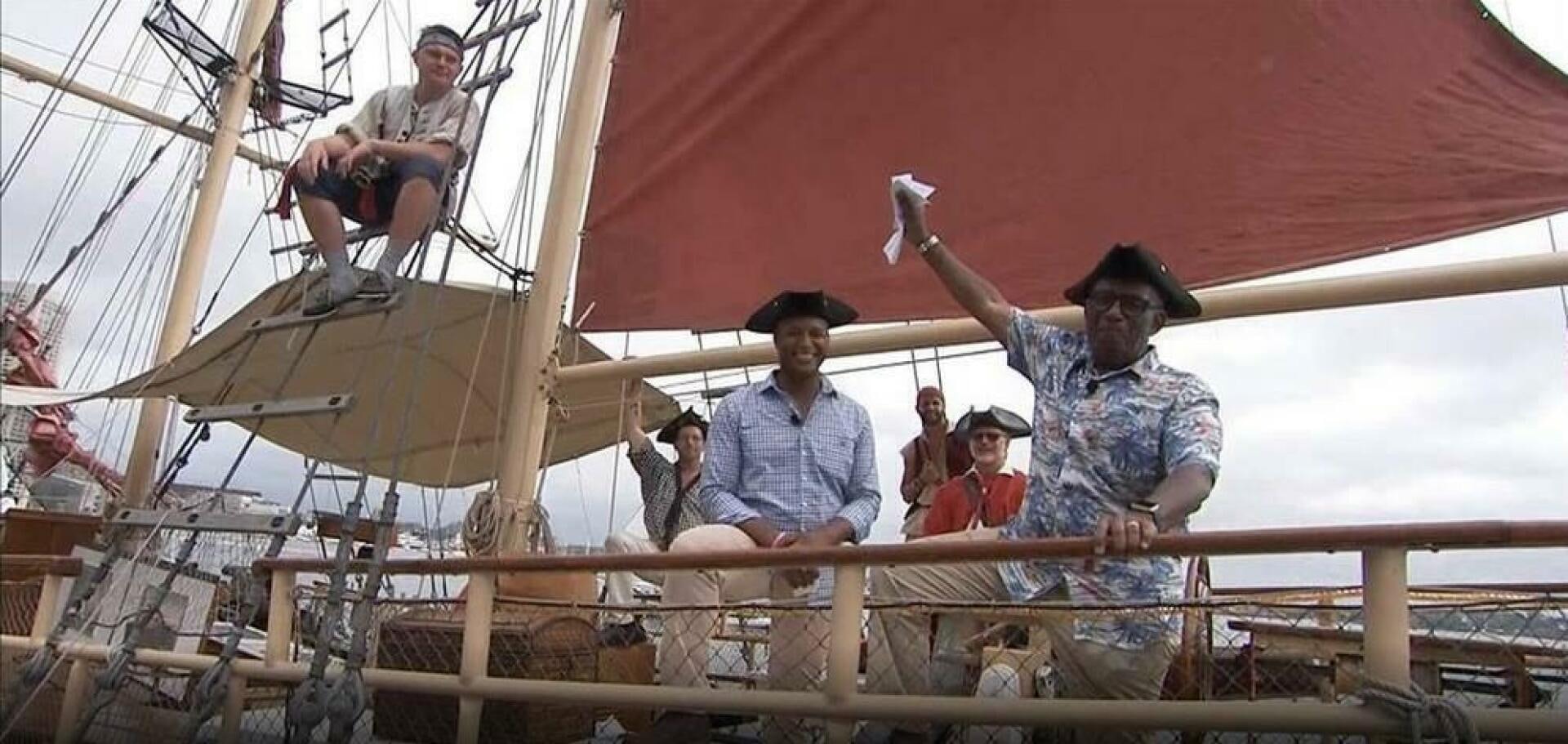 a group of people on a boat aboard LA FANTASTICA Yacht for Sale