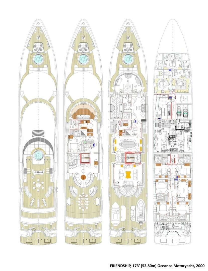 graphical user interface aboard FRIENDSHIP Yacht for Sale