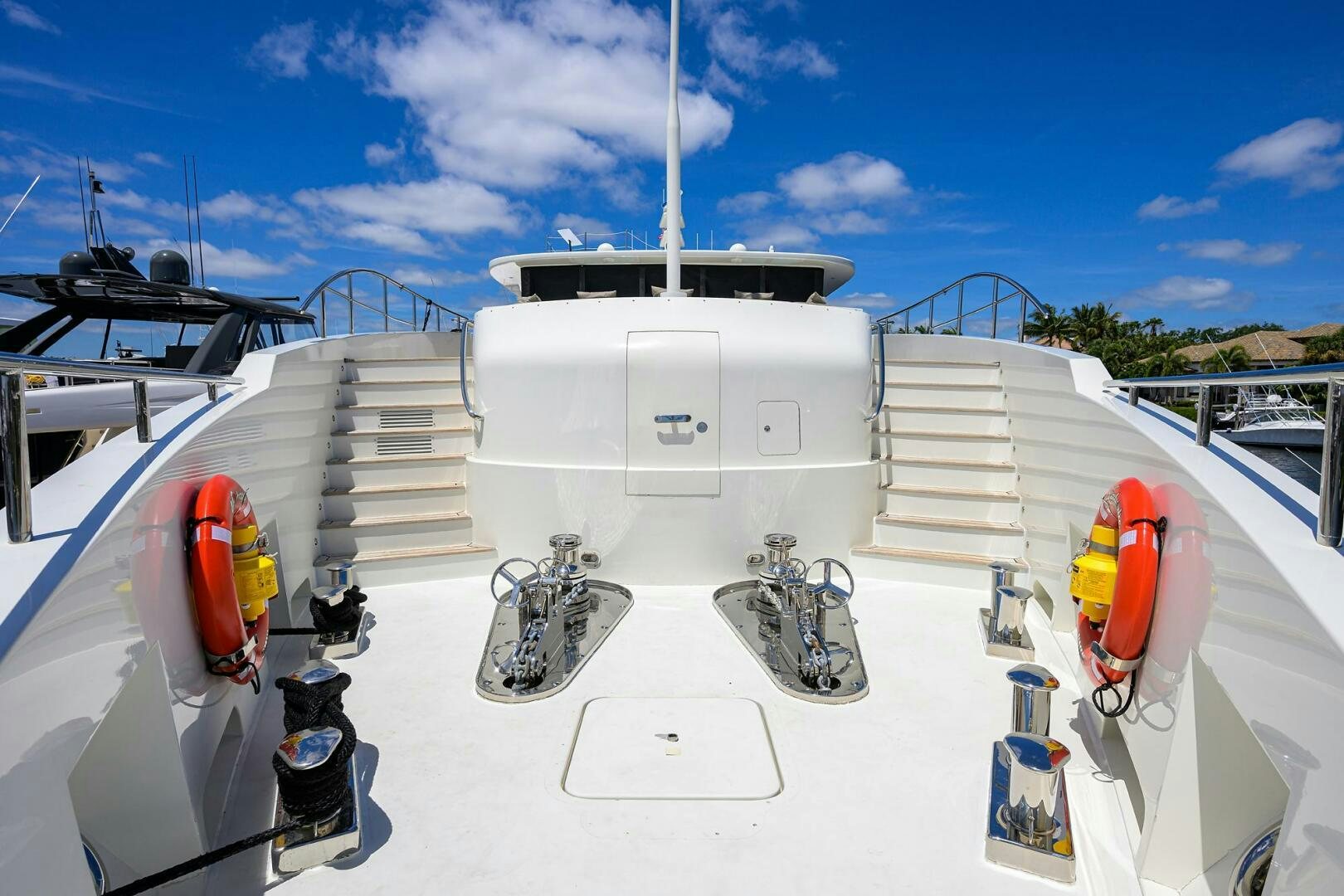 a white machine on a deck aboard KIMBERLIE Yacht for Sale