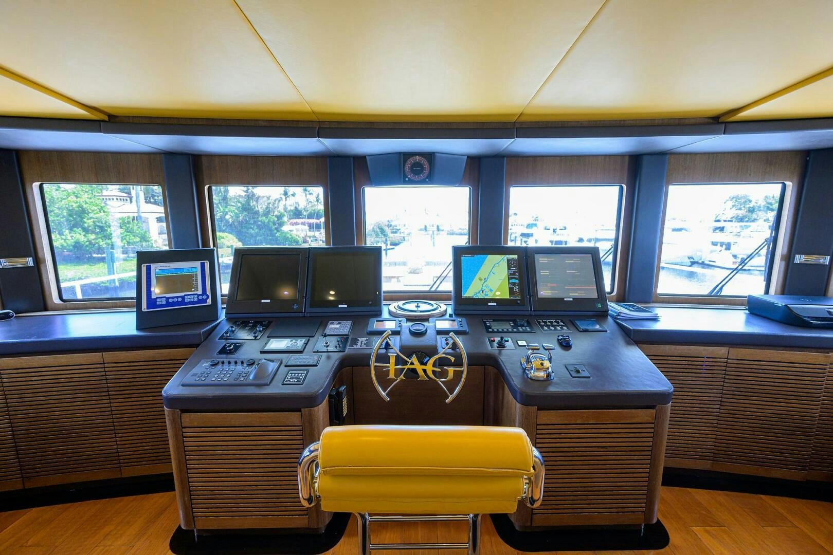 a room with many computers aboard KIMBERLIE Yacht for Sale