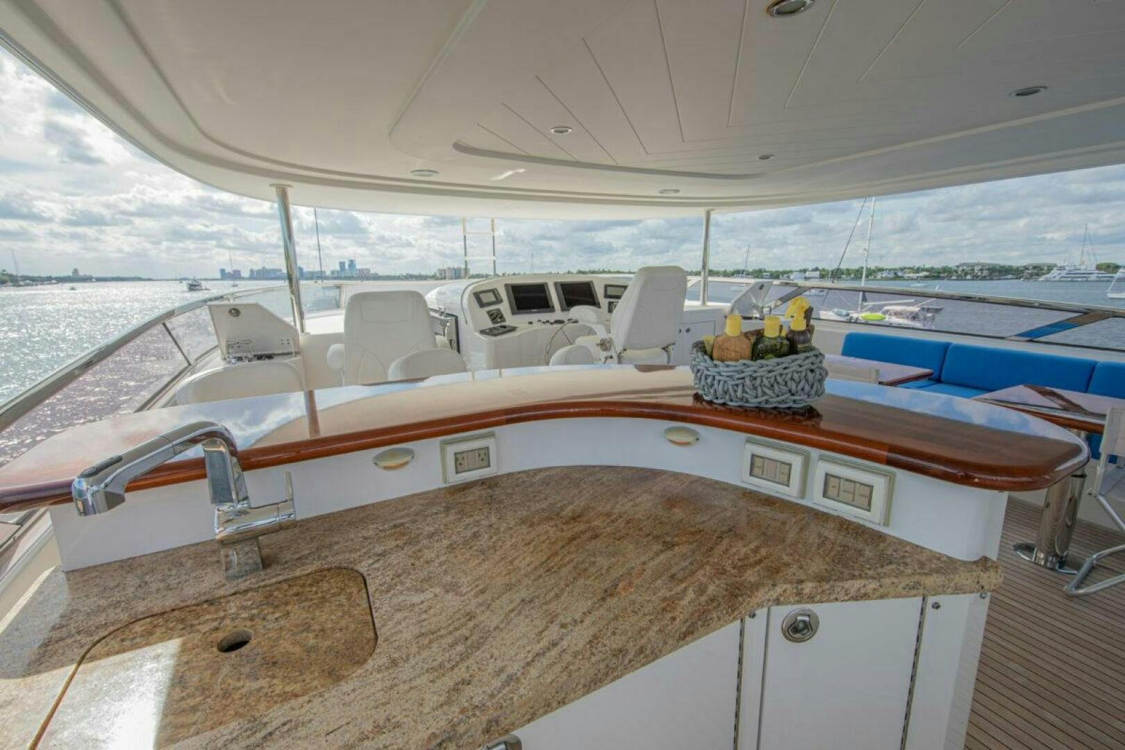 a boat with many objects on it aboard BOXER Yacht for Sale