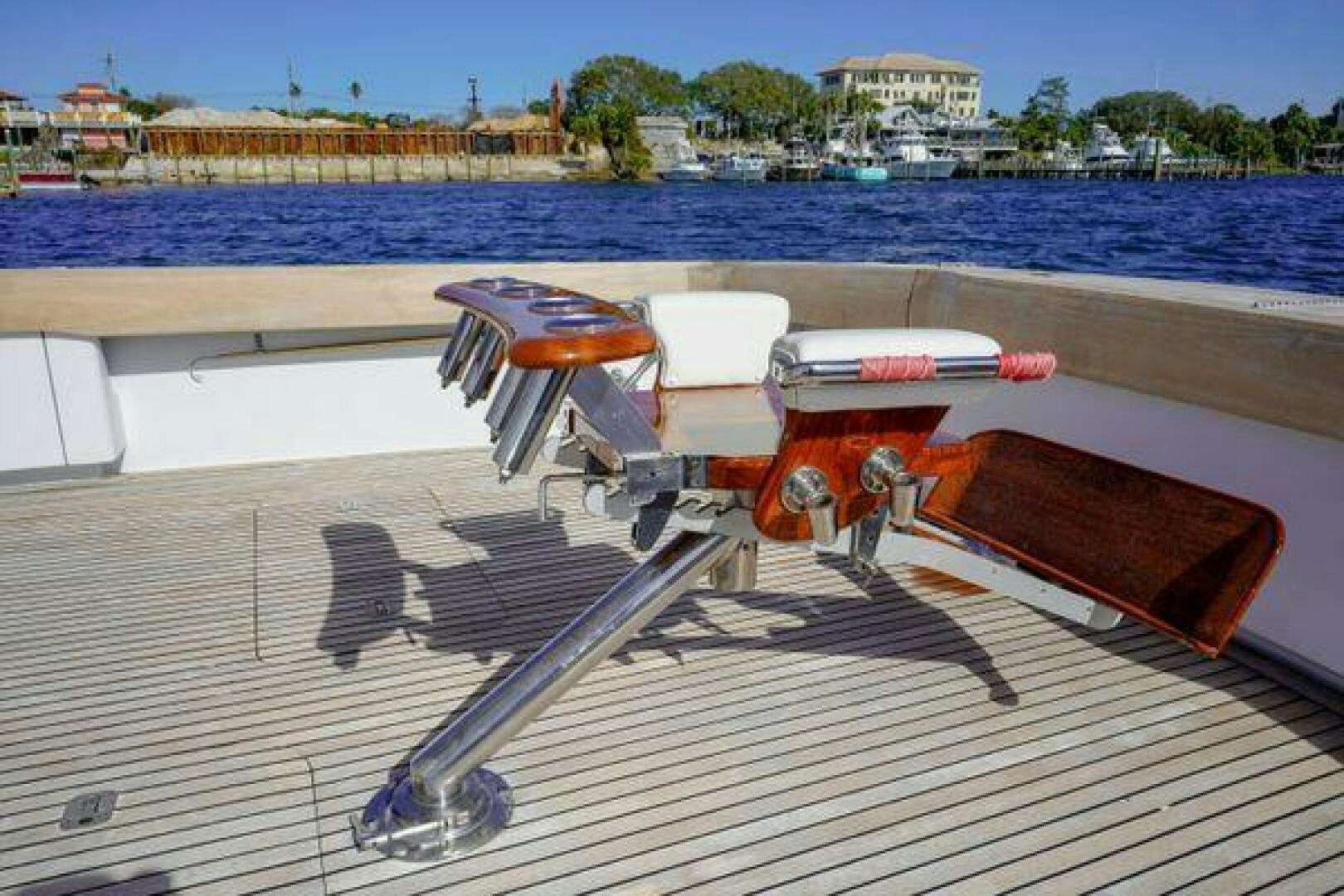 a boat on the water aboard POLE POSITION Yacht for Sale