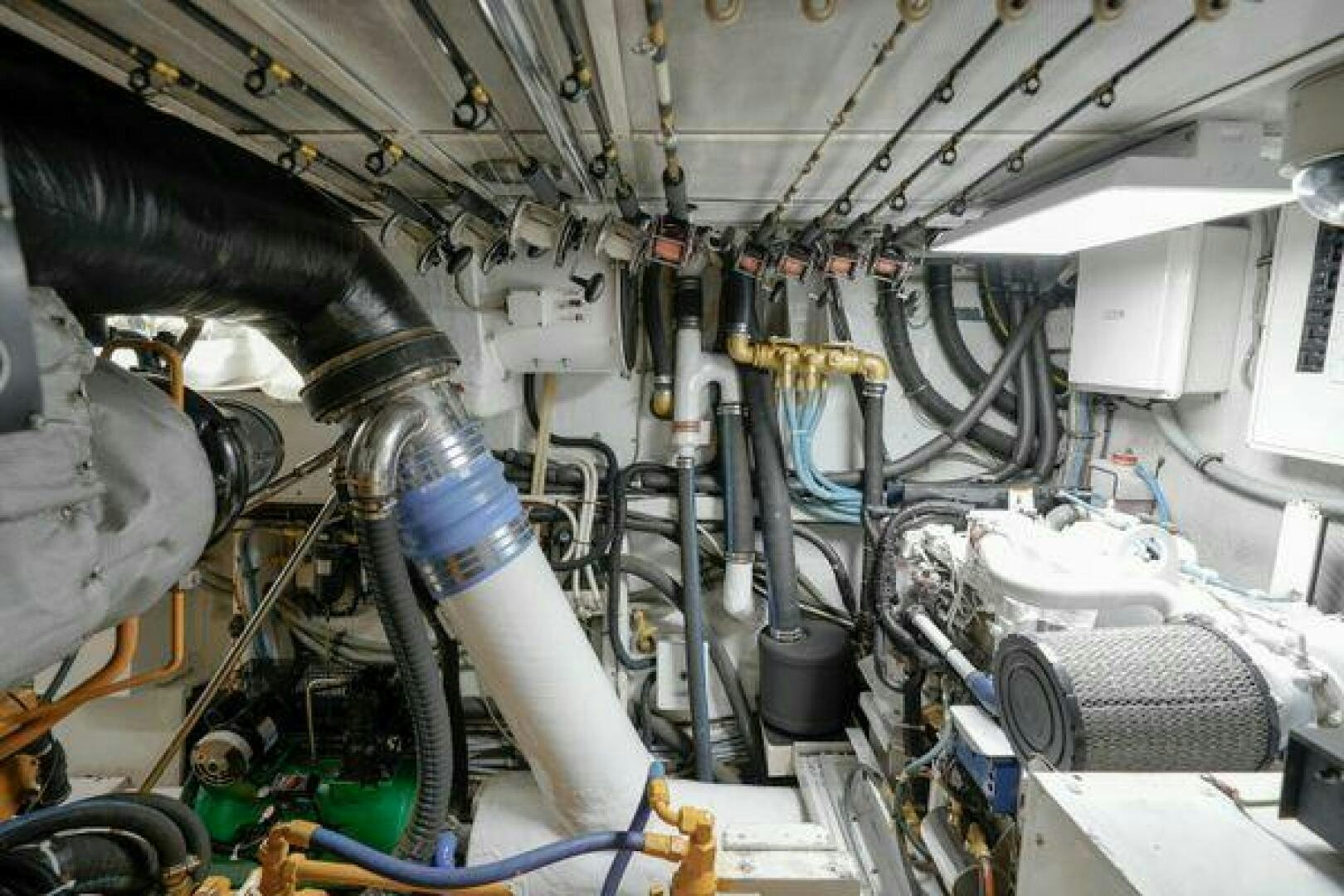 a close-up of a machine aboard POLE POSITION Yacht for Sale