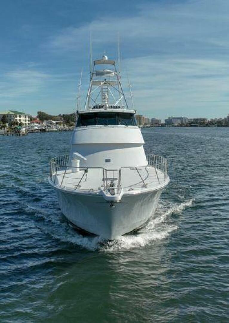 a boat on the water aboard POLE POSITION Yacht for Sale