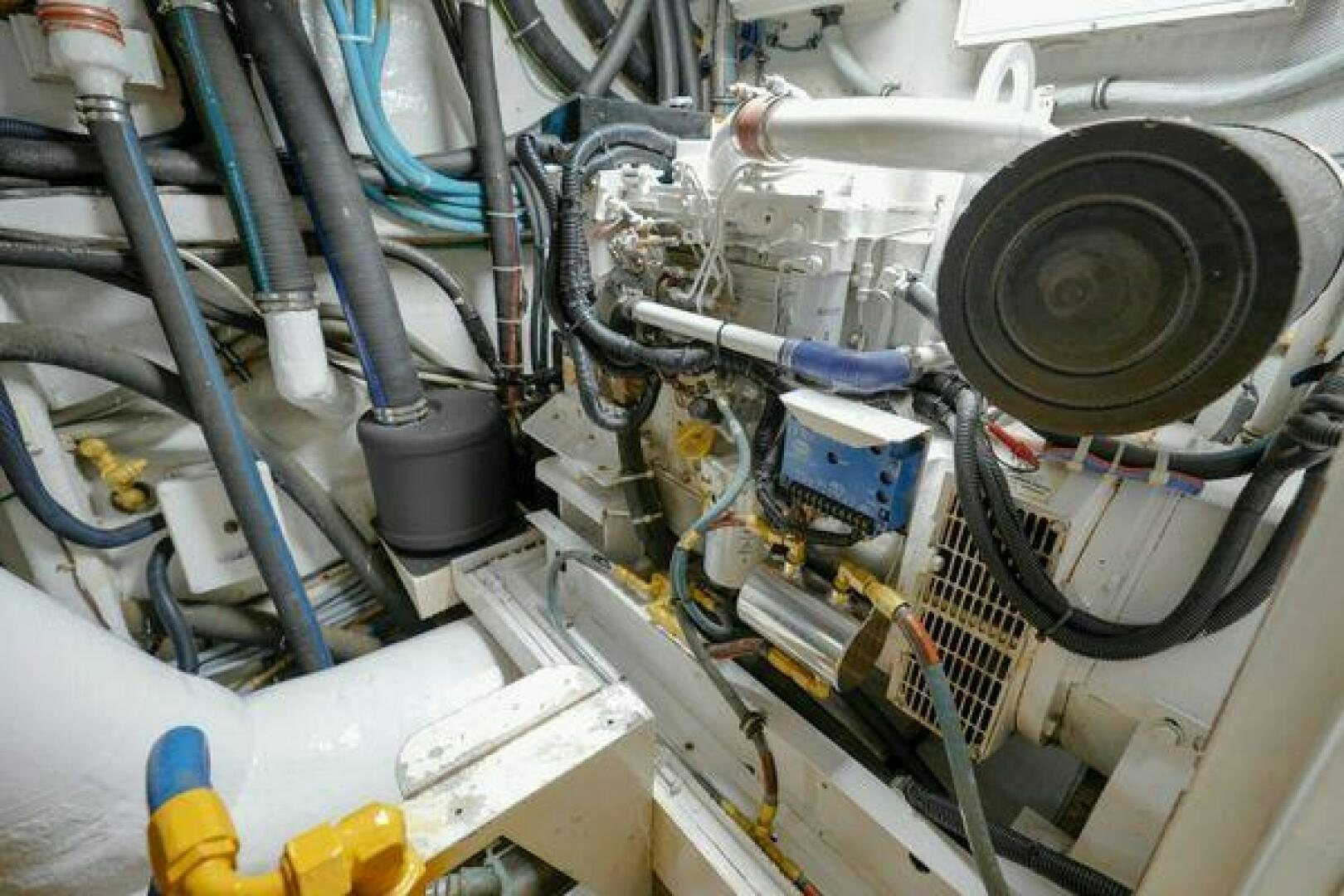 a close-up of a machine aboard POLE POSITION Yacht for Sale