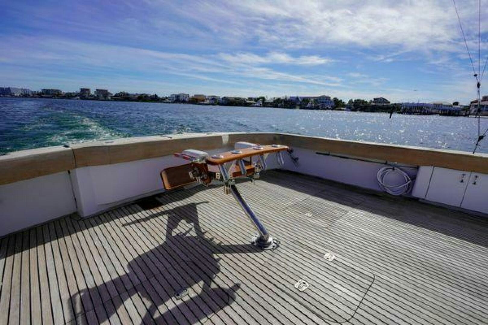 a boat on the water aboard POLE POSITION Yacht for Sale