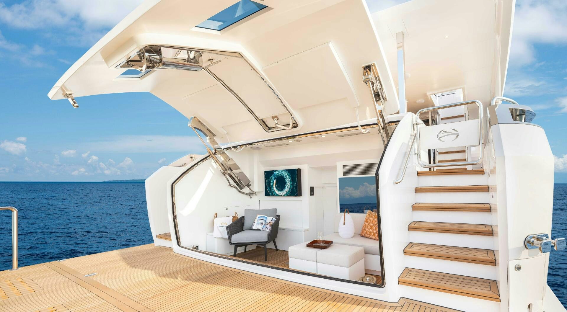 a boat on the water aboard FD80-614 Yacht for Sale