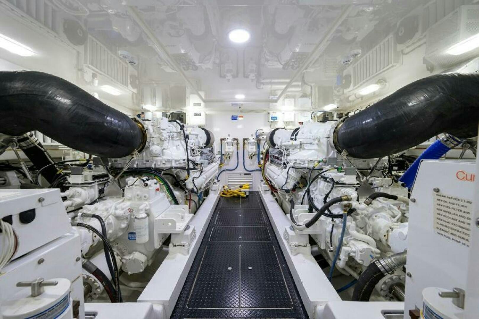 a large machine in a factory aboard MIRAGE DELETE Yacht for Sale