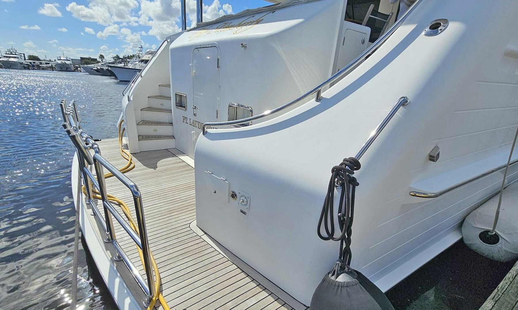 a boat on the water aboard MY KIMBERLY Yacht for Sale