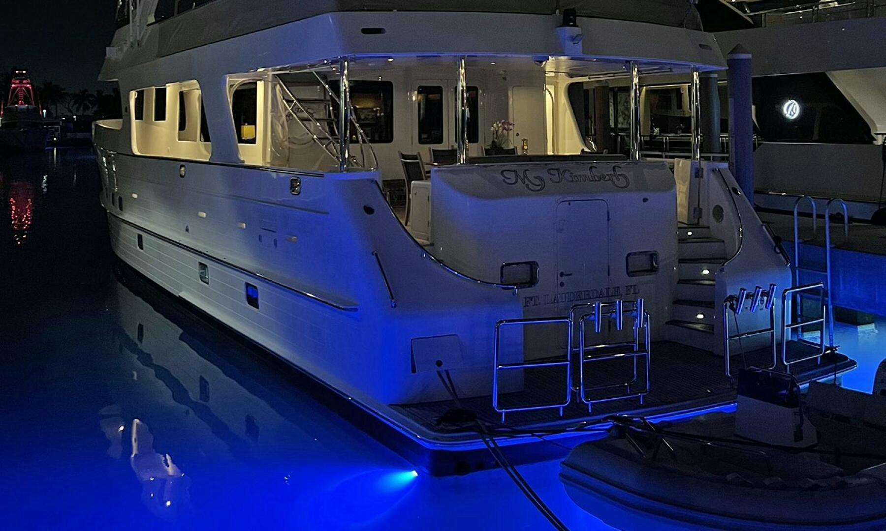 a boat on the water aboard MY KIMBERLY Yacht for Sale