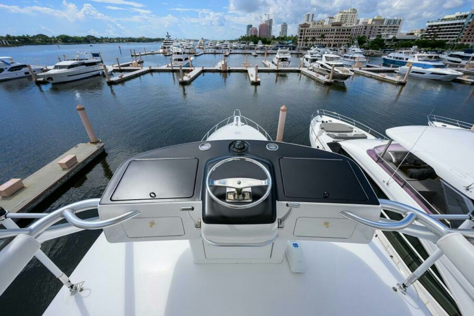 a boat in the water aboard EGARIM Yacht for Sale
