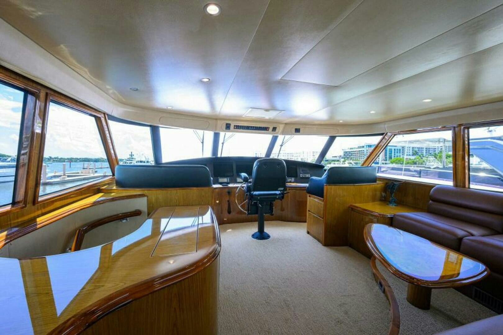 inside of a bus aboard EGARIM Yacht for Sale