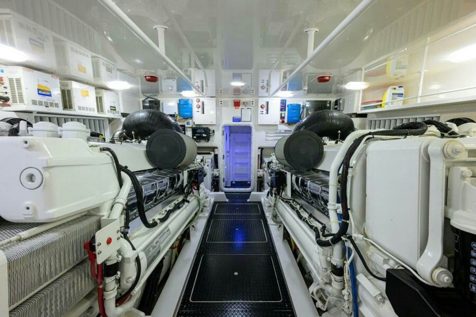 a room with machines and equipment aboard EGARIM Yacht for Sale