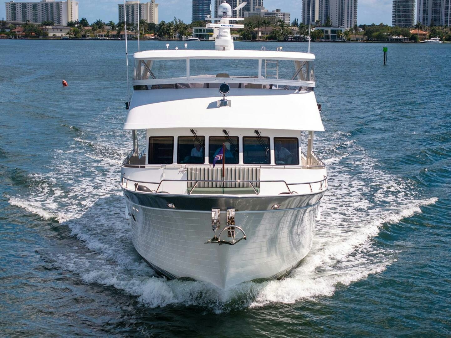 a boat on the water aboard BAD-LAD Yacht for Sale