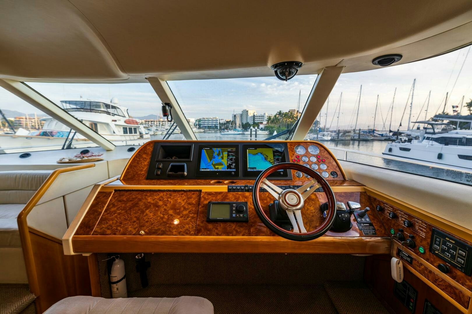 inside of a boat aboard PEARL Yacht for Sale
