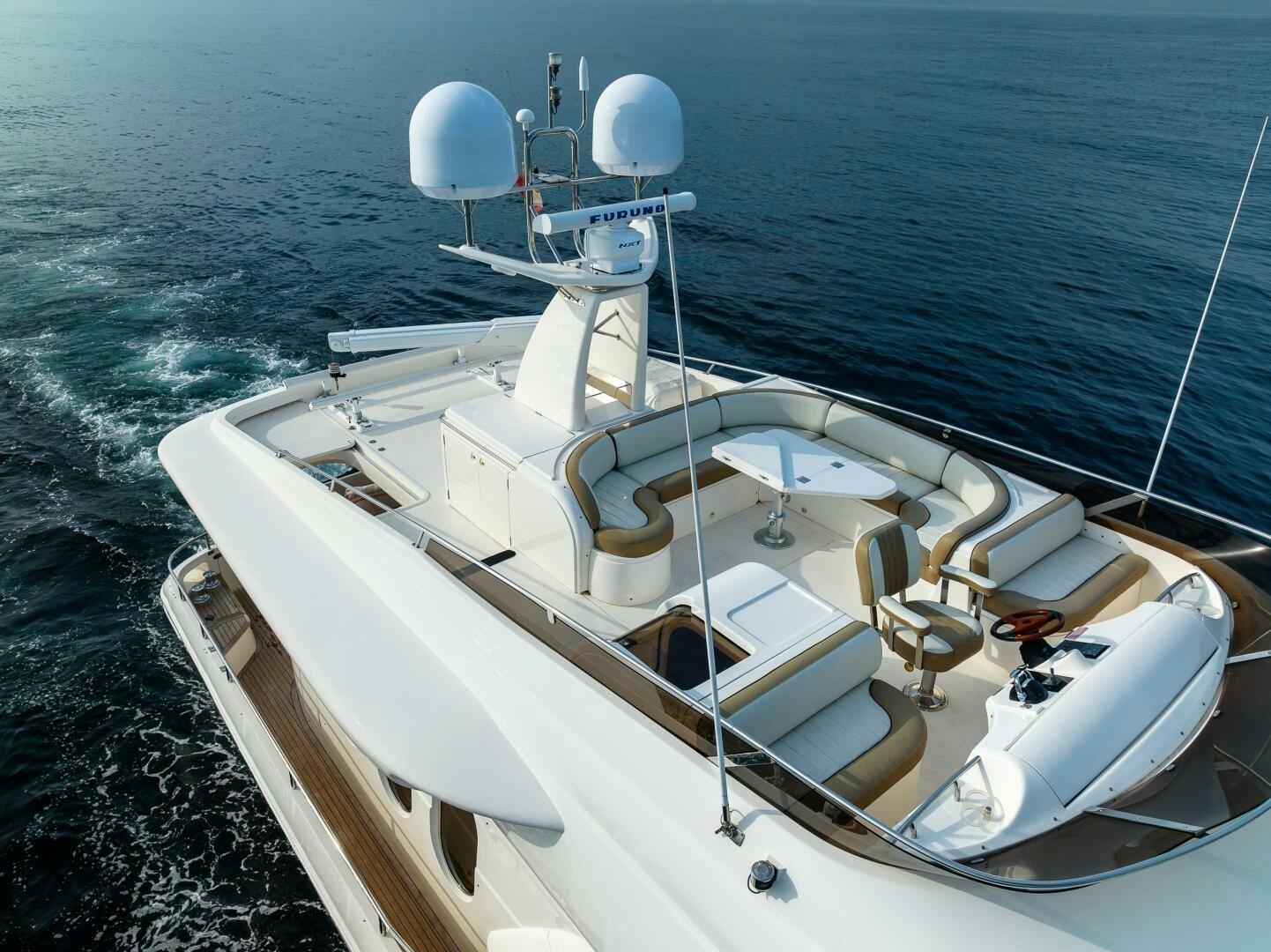 a boat on the water aboard PEARL Yacht for Sale
