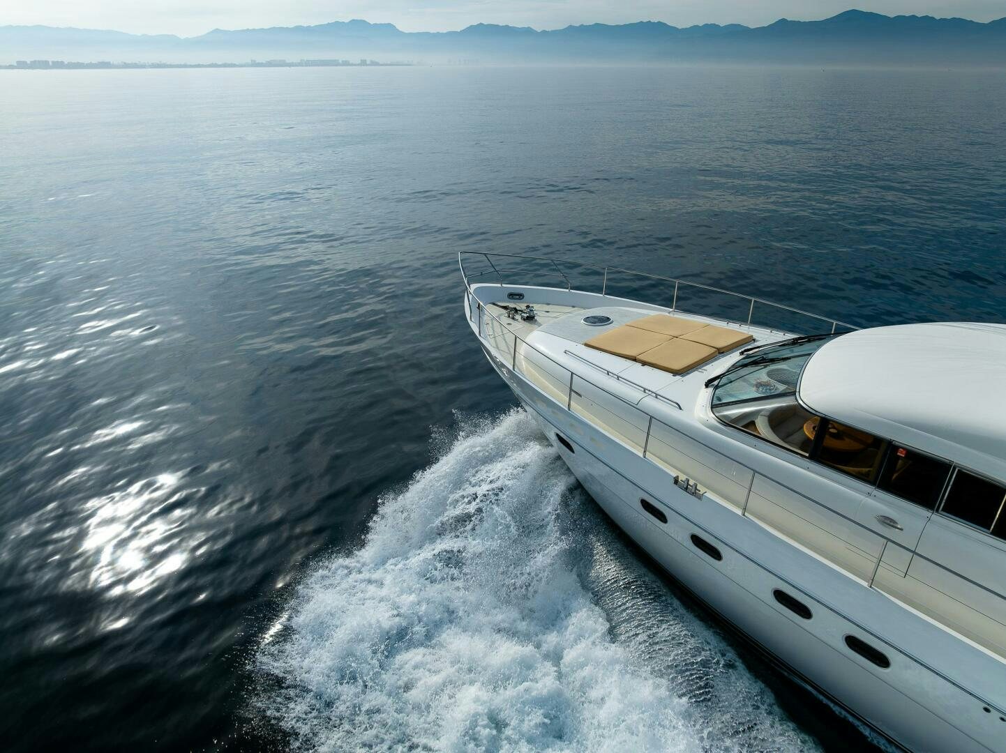 a boat on the water aboard PEARL Yacht for Sale