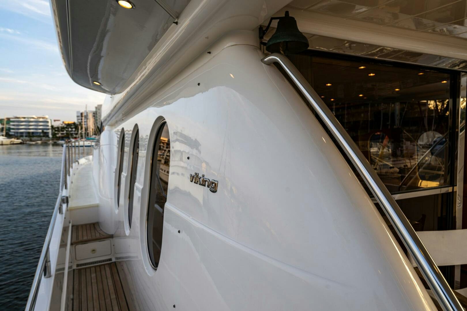 a boat on the water aboard PEARL Yacht for Sale