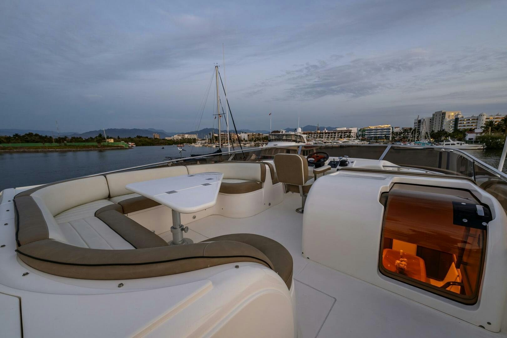 a boat on the water aboard PEARL Yacht for Sale