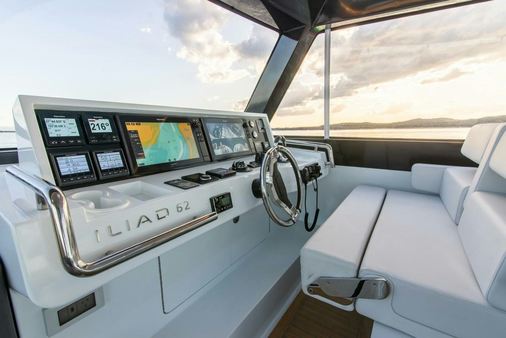 a cockpit of a plane aboard NONE Yacht for Sale