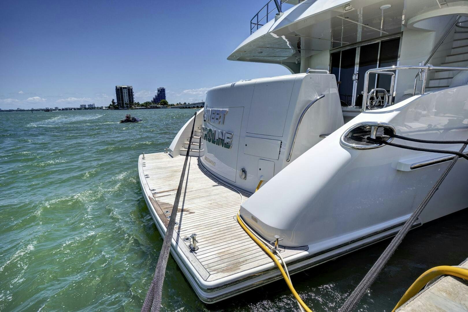 a boat on the water aboard SWEET CAROLINE Yacht for Sale