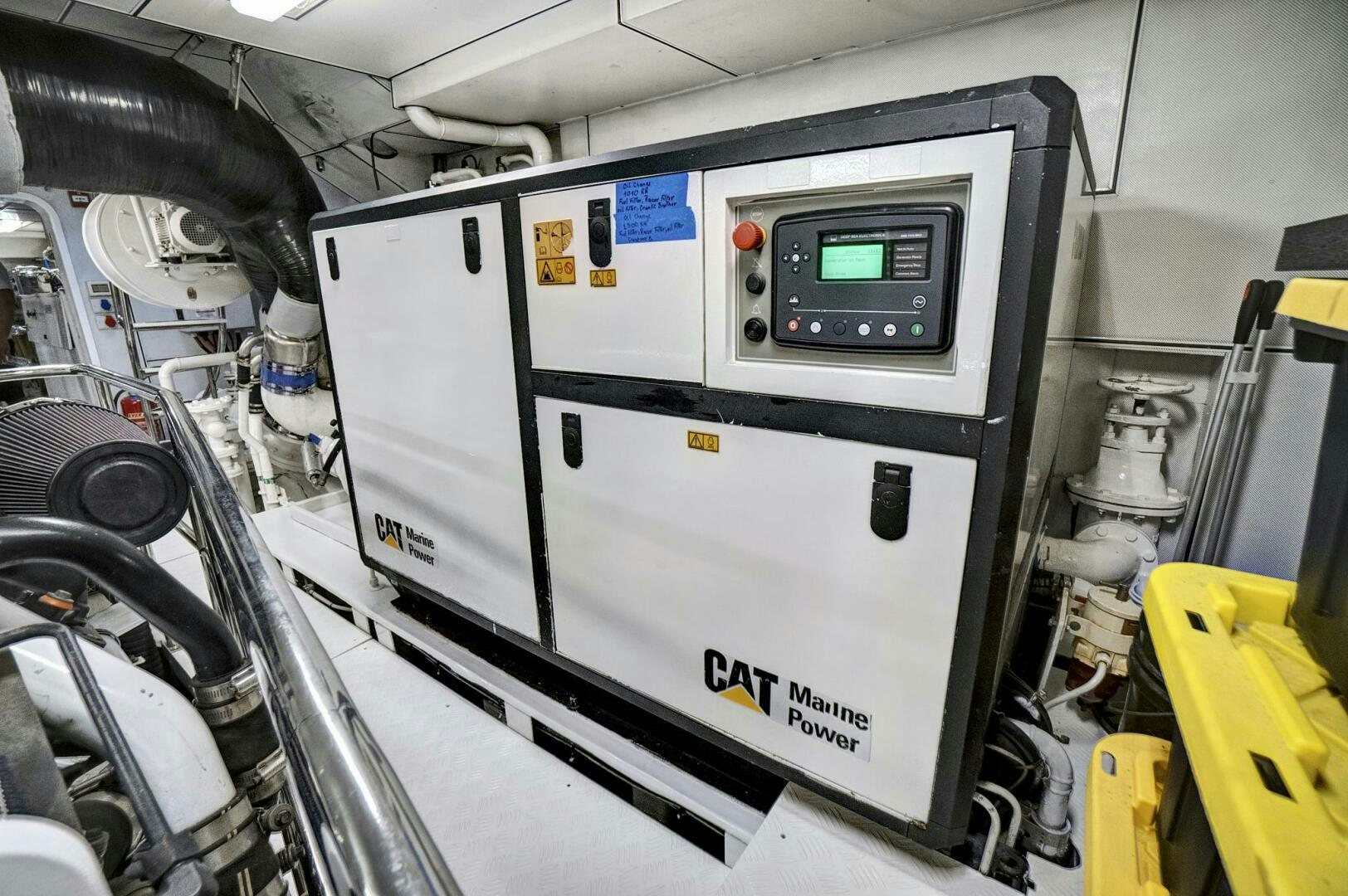 a machine with a screen aboard SWEET CAROLINE Yacht for Sale