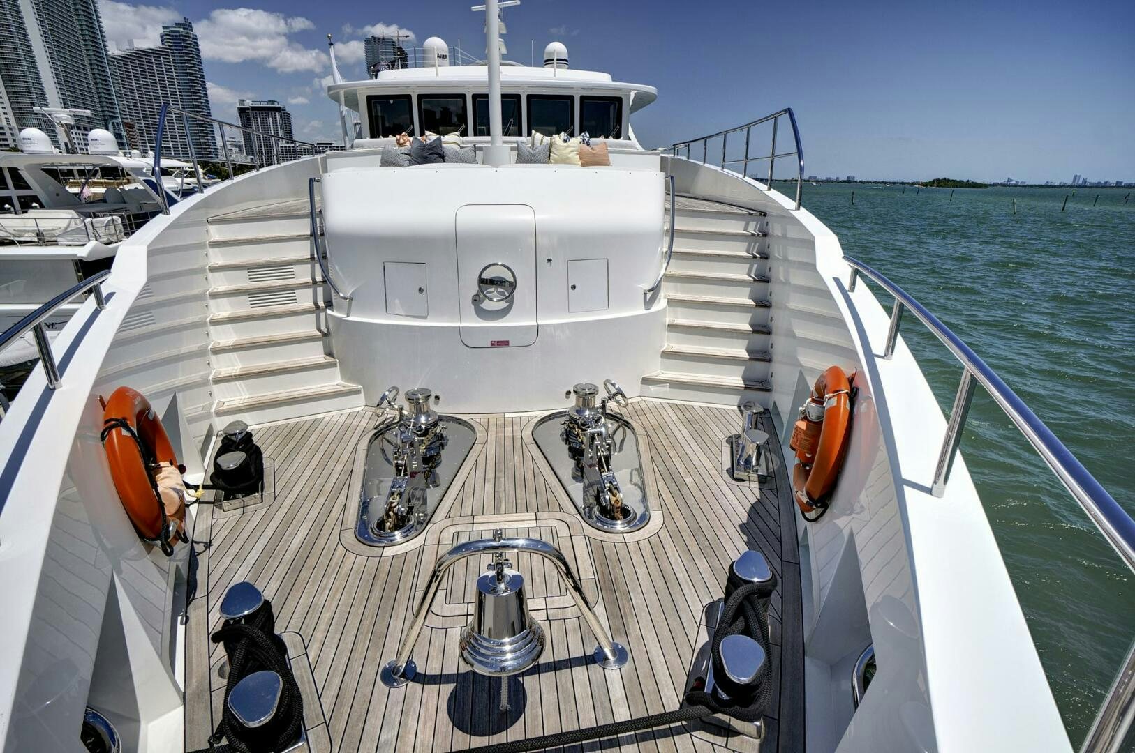 a boat with people on it aboard SWEET CAROLINE Yacht for Sale