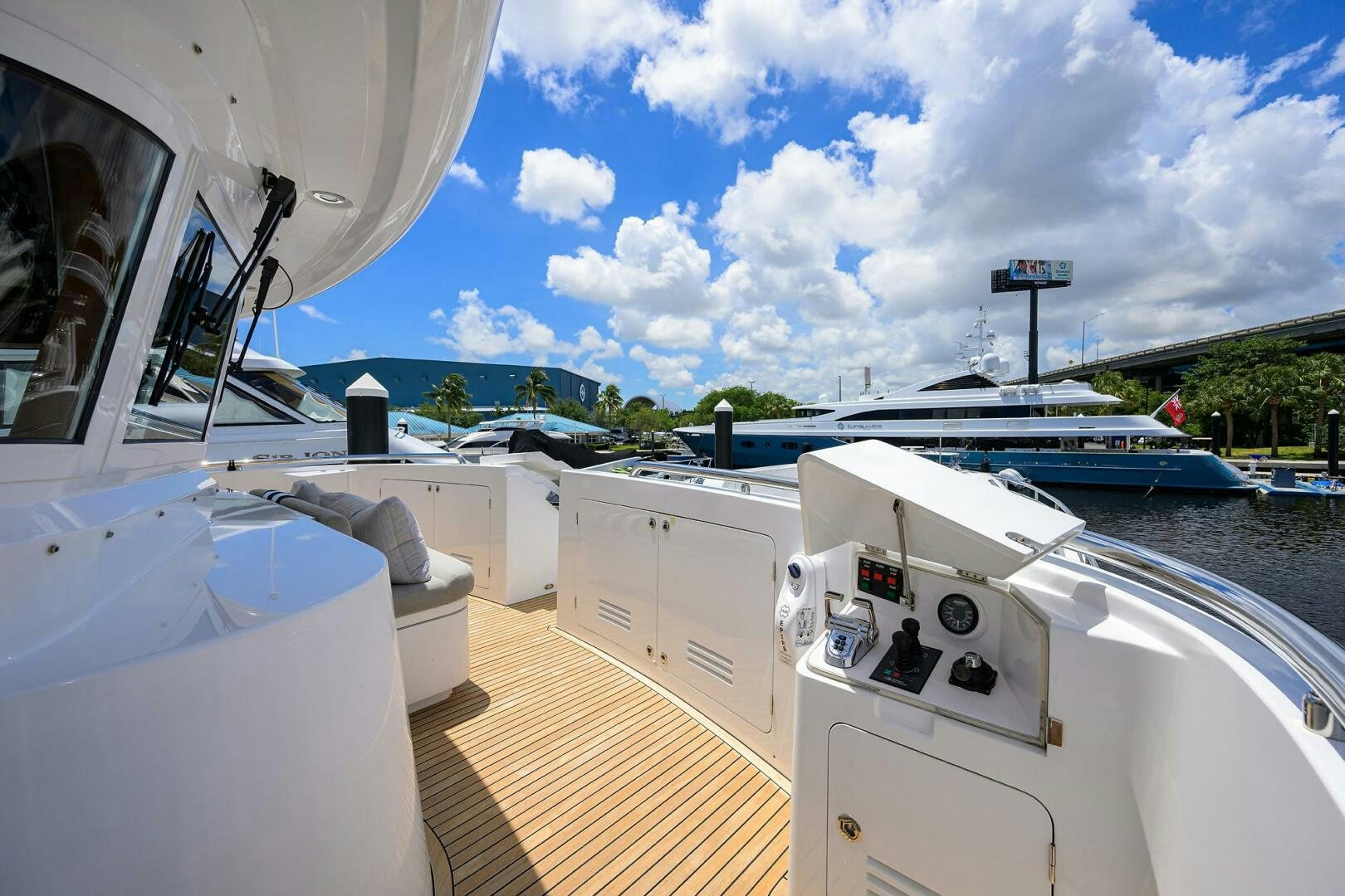 a boat on the water aboard SOLACE Yacht for Sale