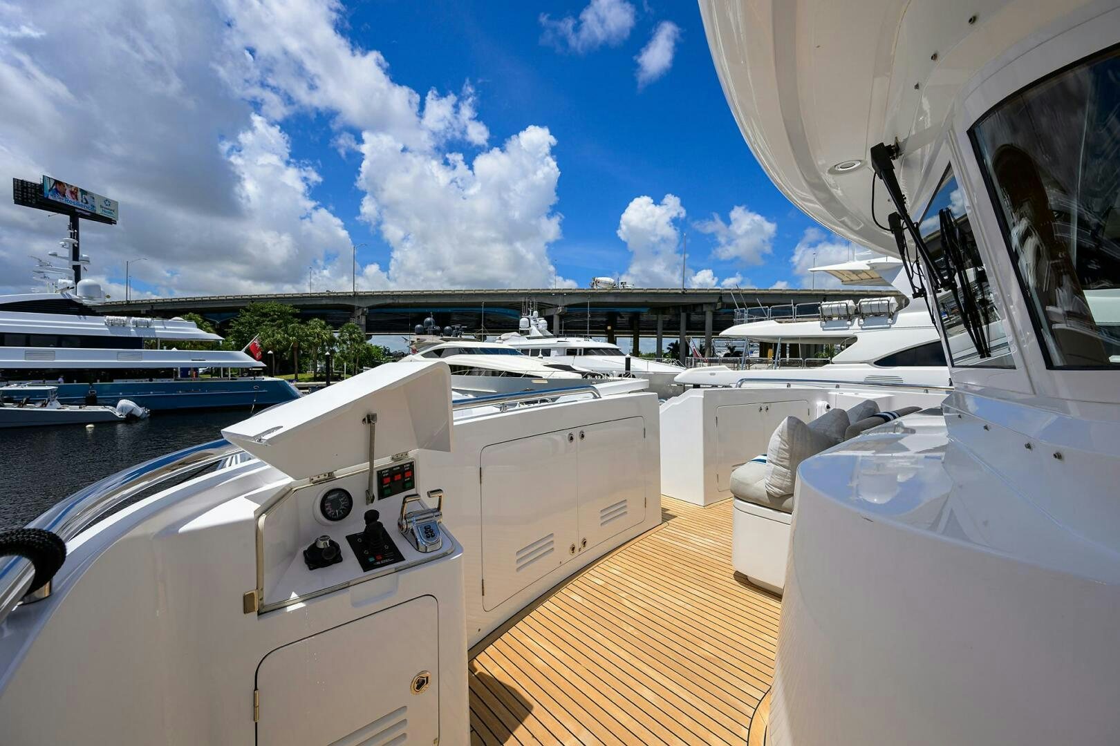 a boat on the water aboard SOLACE Yacht for Sale