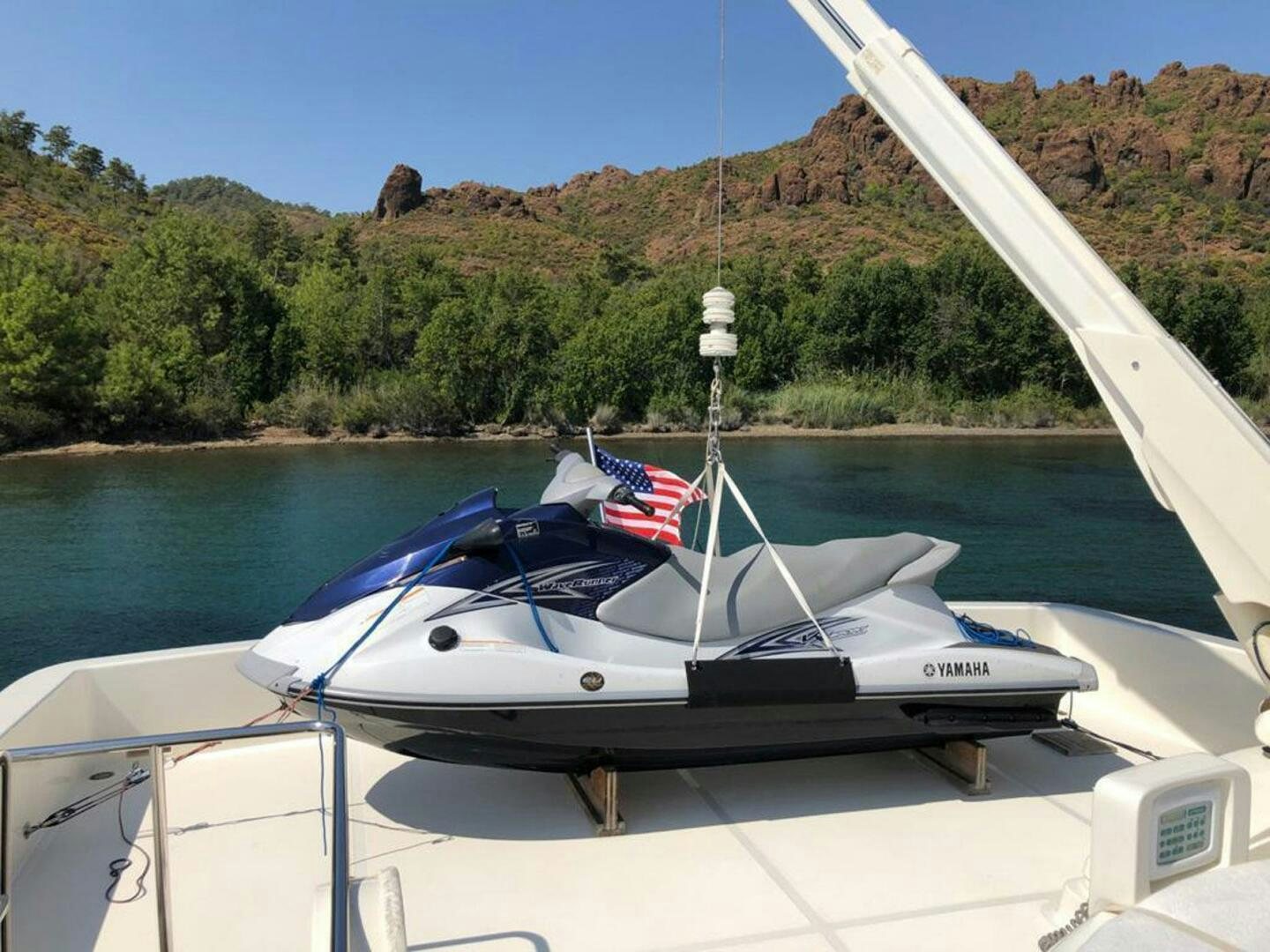a boat on the water aboard MAR AZUL Yacht for Sale