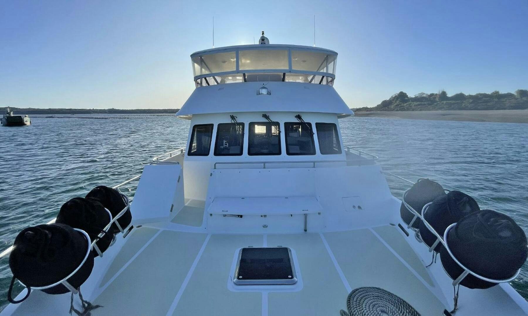 a boat on the water aboard BRAVO! Yacht for Sale