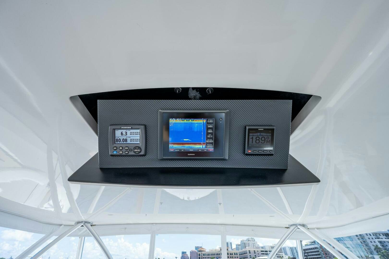 a black rectangular electronic device aboard GYPSEA Yacht for Sale