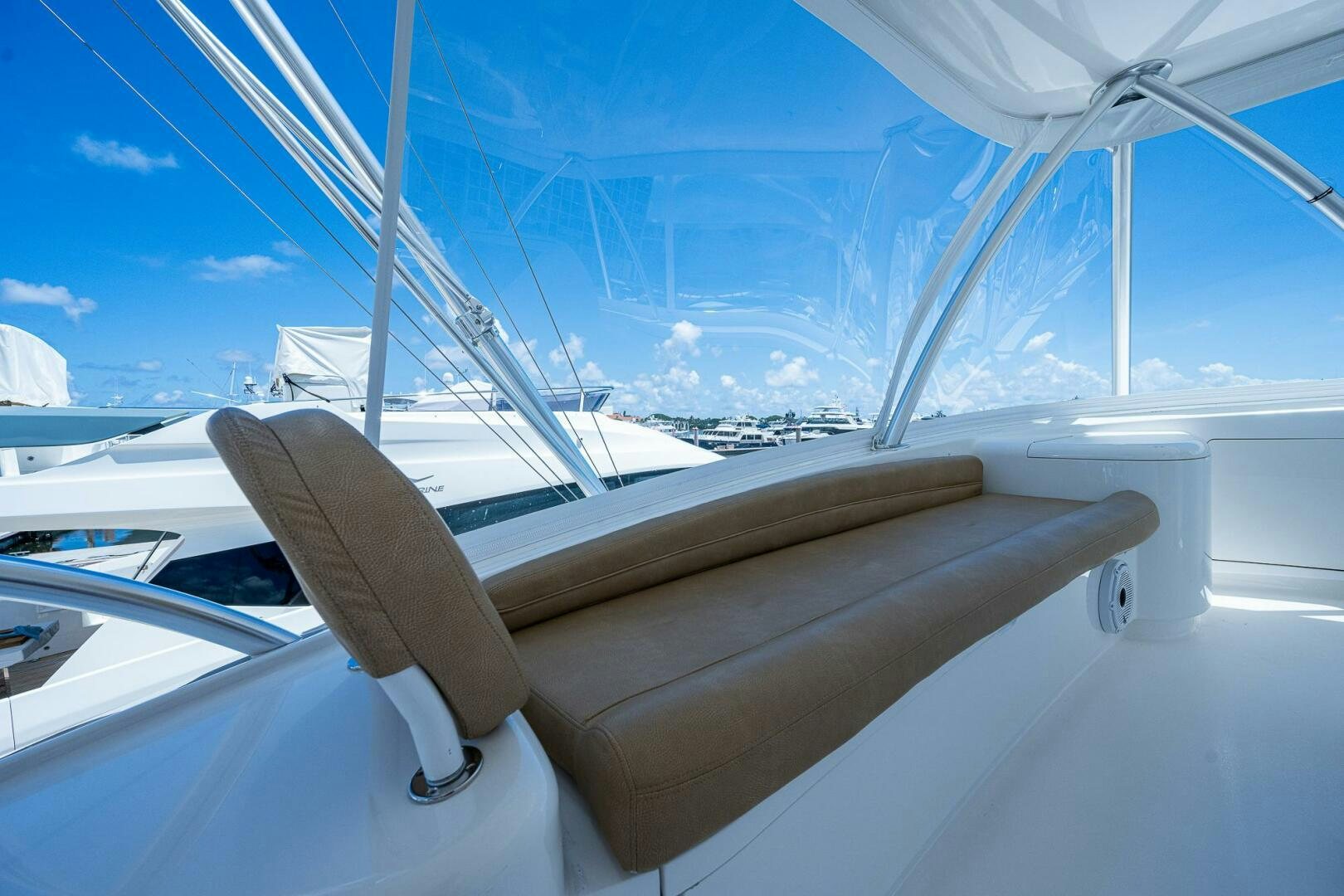 the front of a plane aboard GYPSEA Yacht for Sale