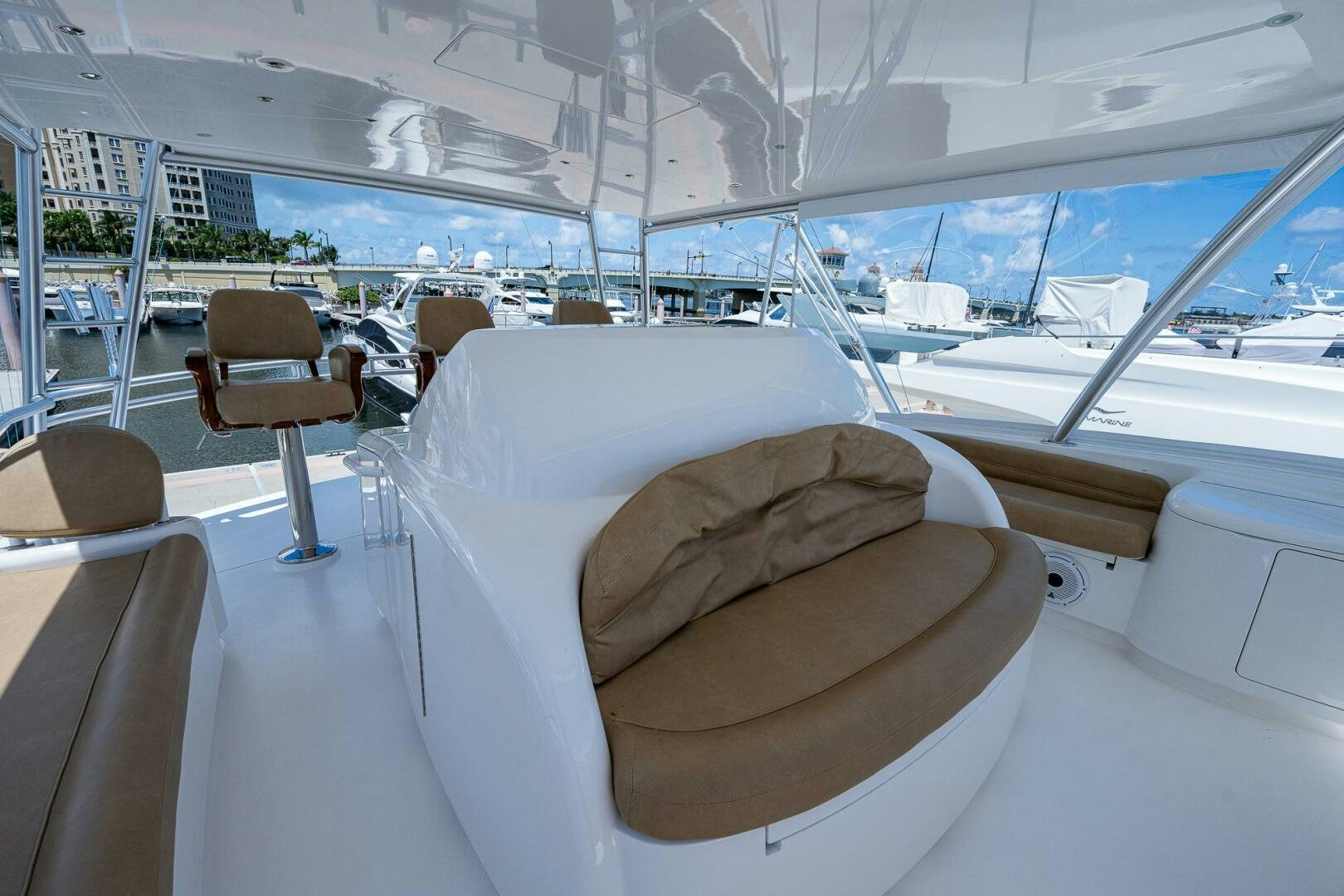 a boat with a brown object on it aboard GYPSEA Yacht for Sale