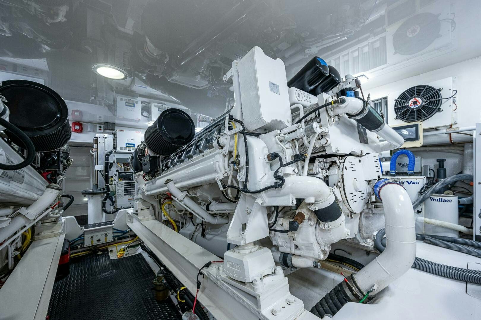 a large white machine aboard GYPSEA Yacht for Sale