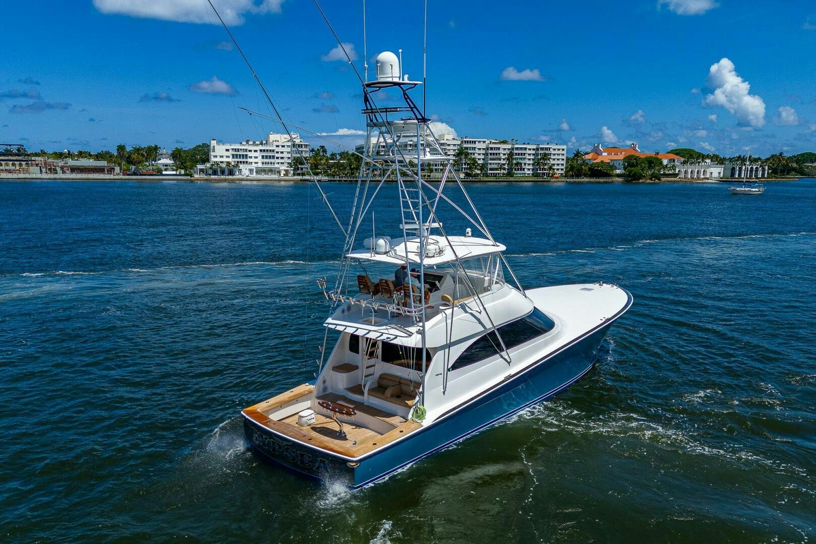 a boat in the water aboard GYPSEA Yacht for Sale