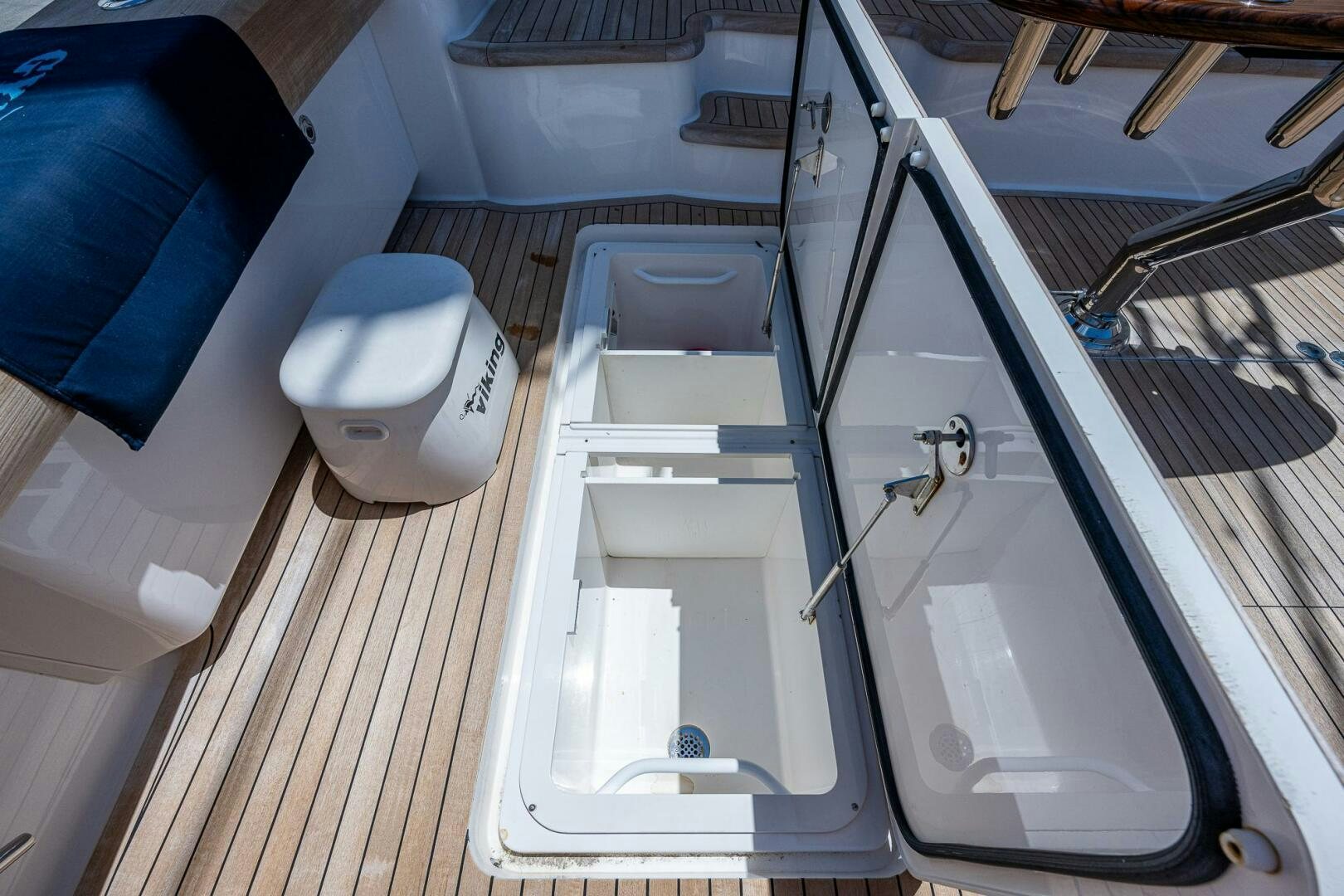 a toilet and a sink in a bathroom aboard GYPSEA Yacht for Sale