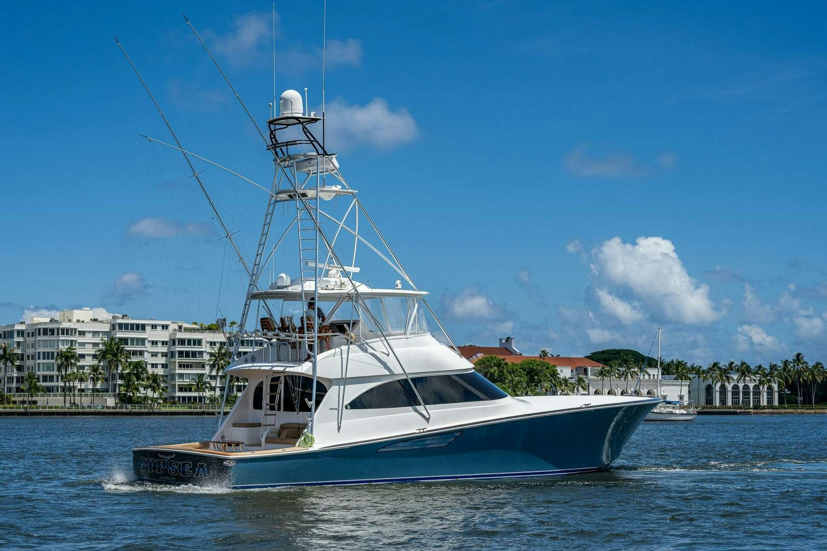 a boat on the water aboard GYPSEA Yacht for Sale