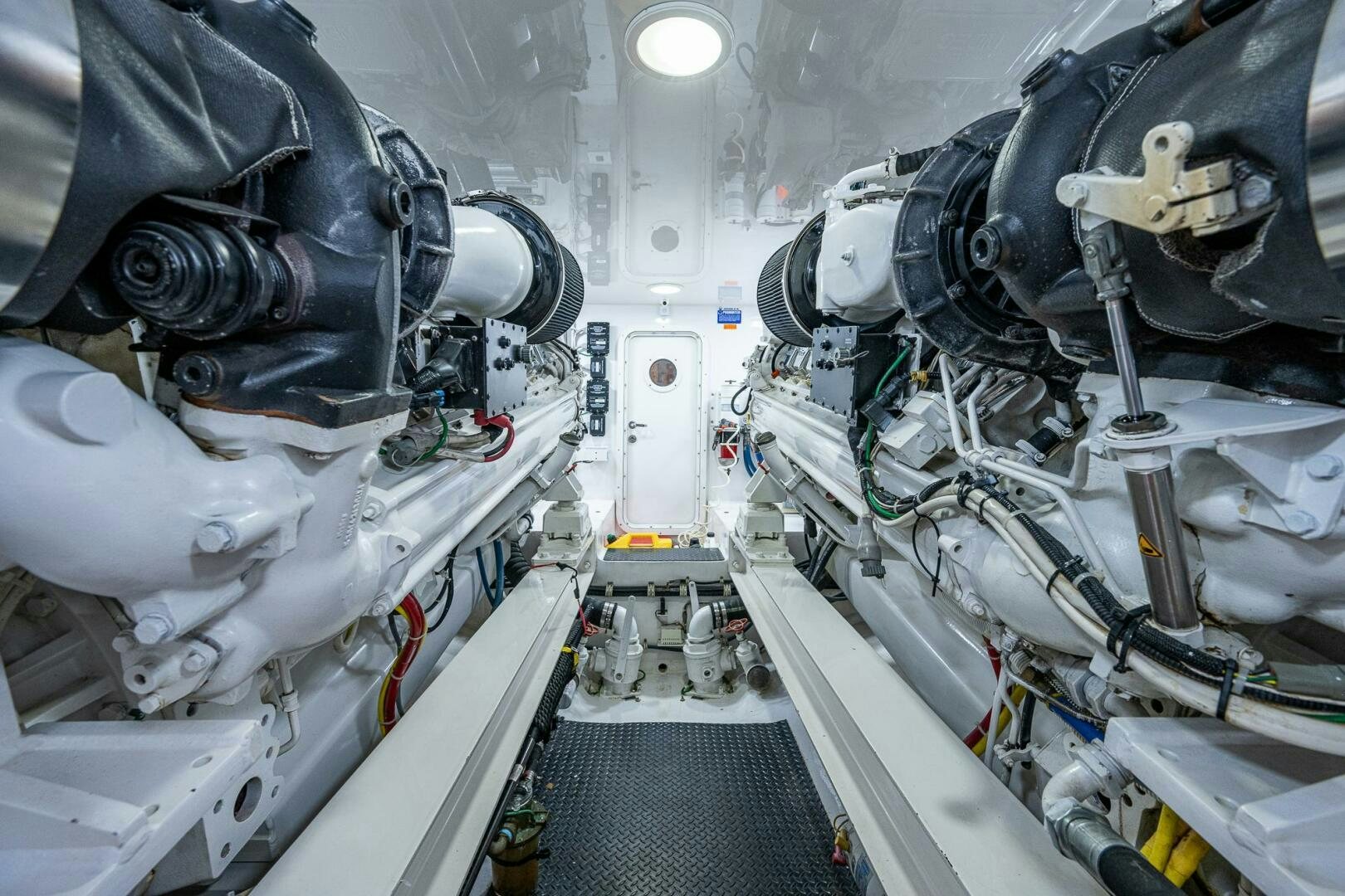 a machine with a large metal object aboard GYPSEA Yacht for Sale