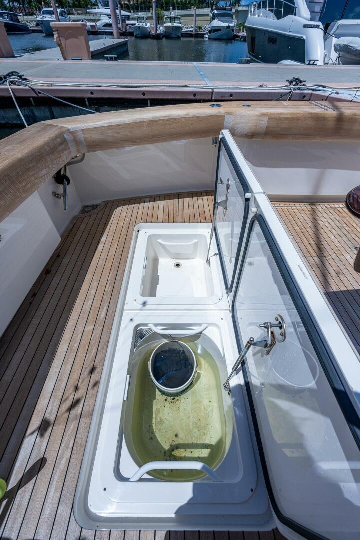 a phone on a boat aboard GYPSEA Yacht for Sale