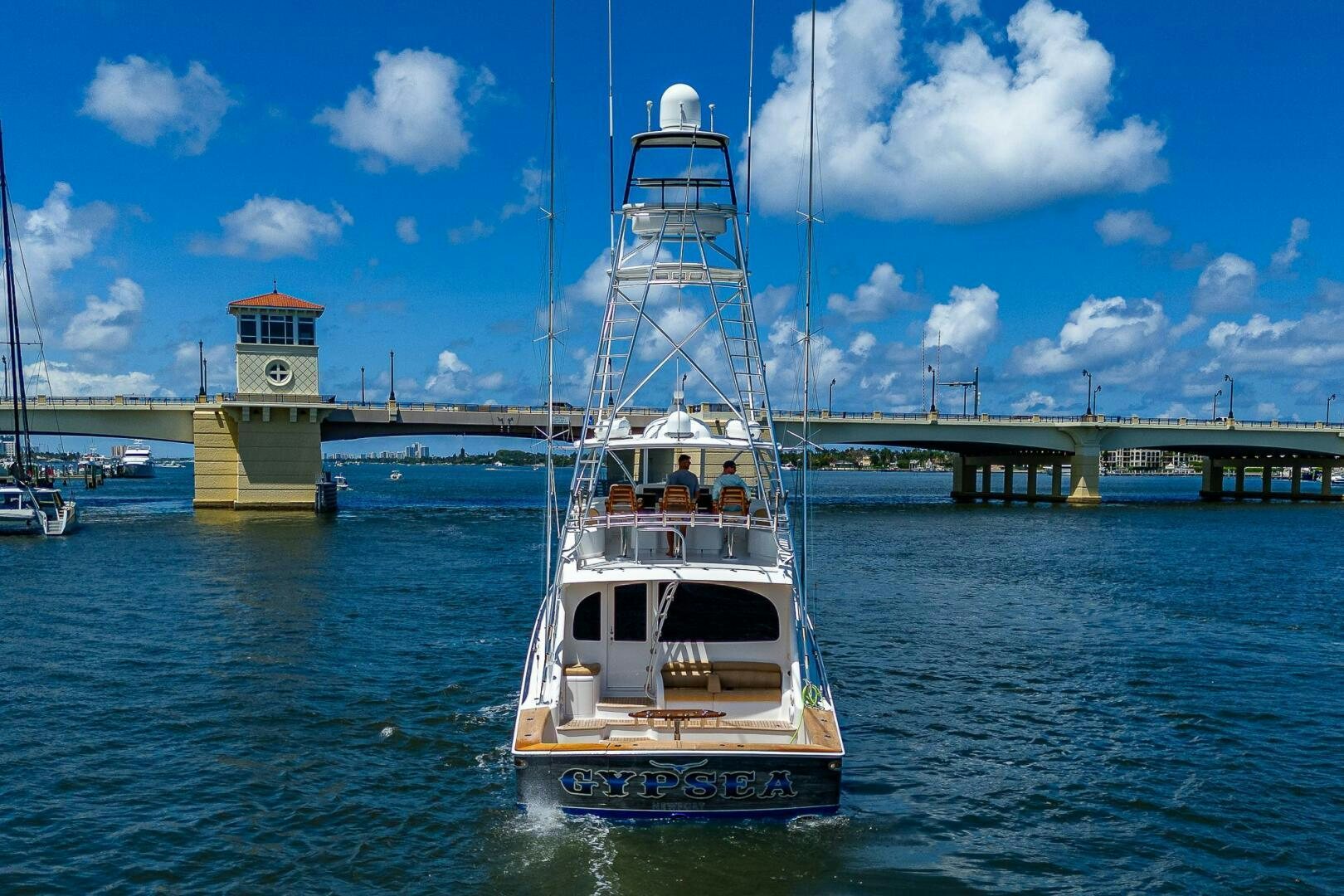a boat in the water aboard GYPSEA Yacht for Sale