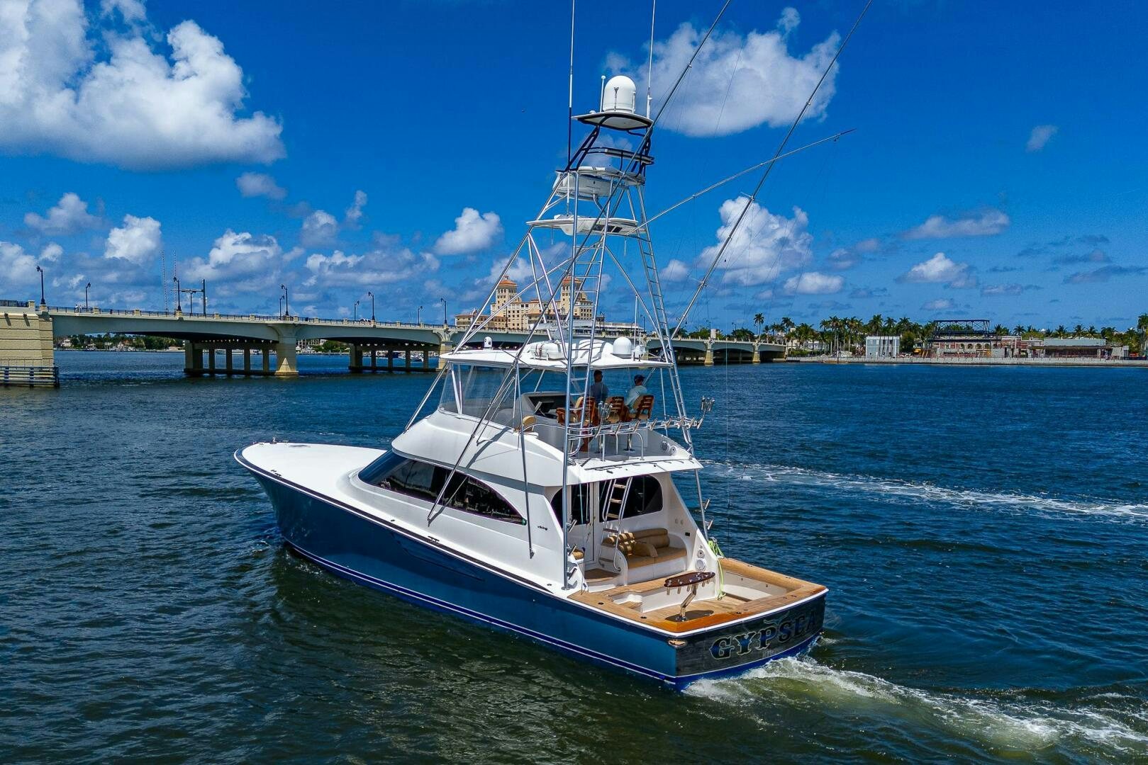 a boat on the water aboard GYPSEA Yacht for Sale