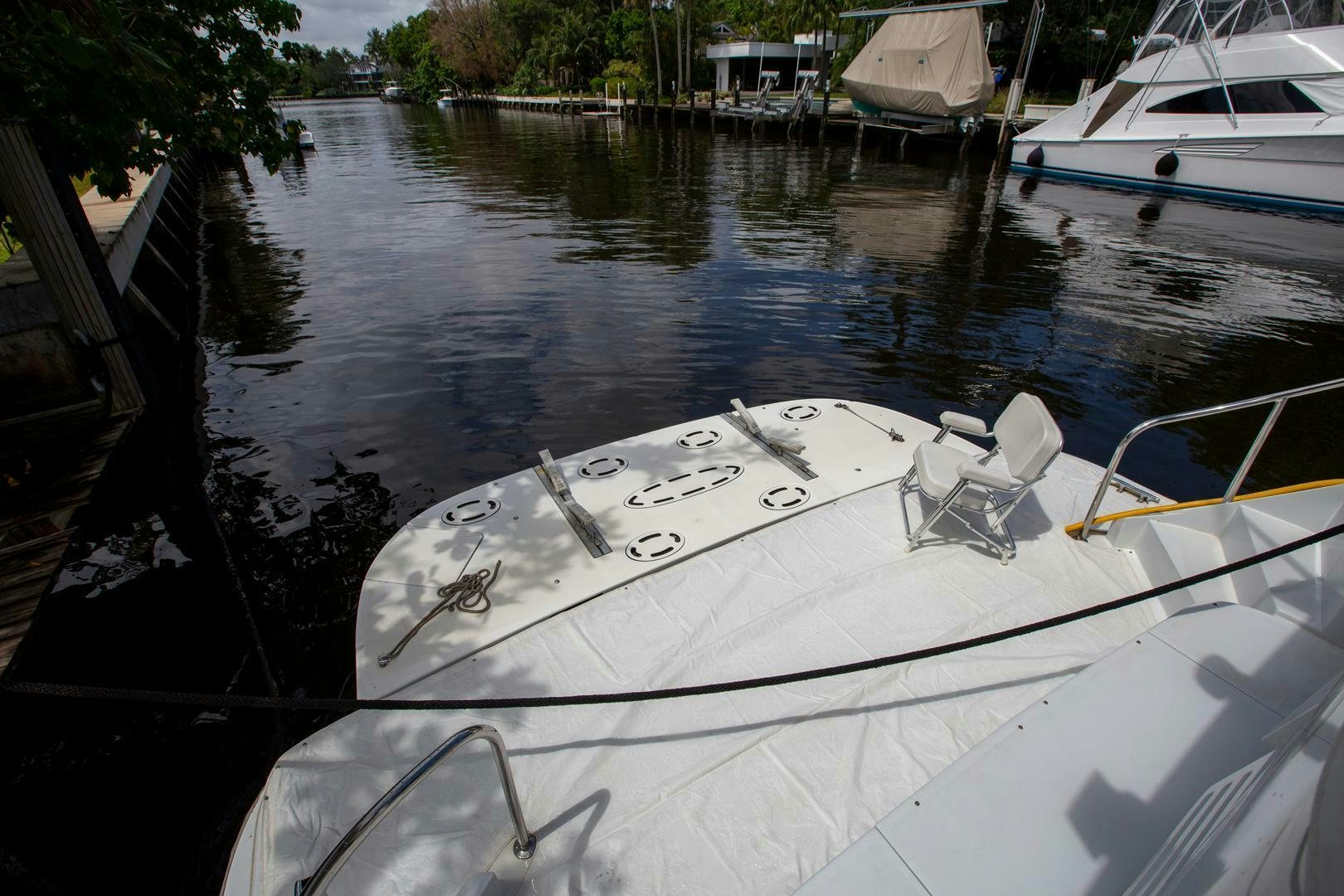a boat in the water aboard PAINKILLER Yacht for Sale