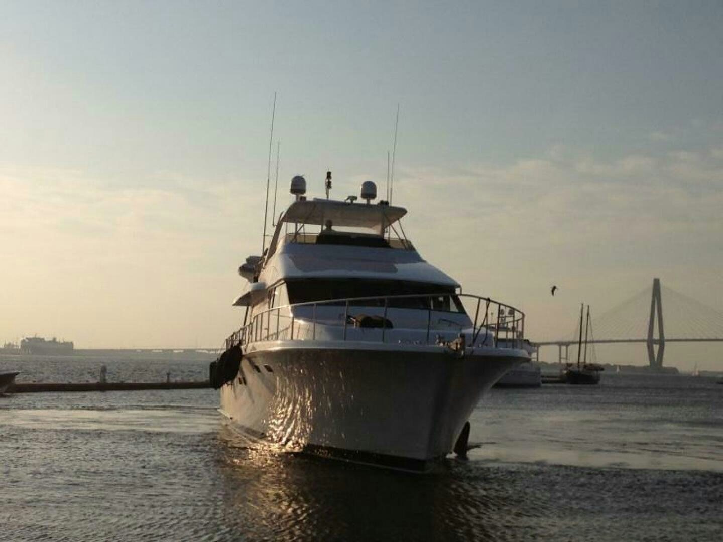 a boat in the water aboard RECYCLING MADE CENTS Yacht for Sale
